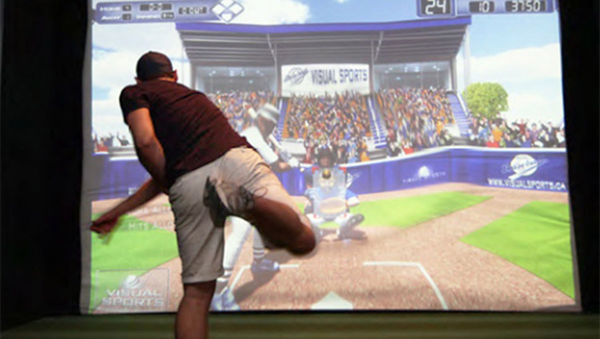 雄县虚拟棒球投掷体验