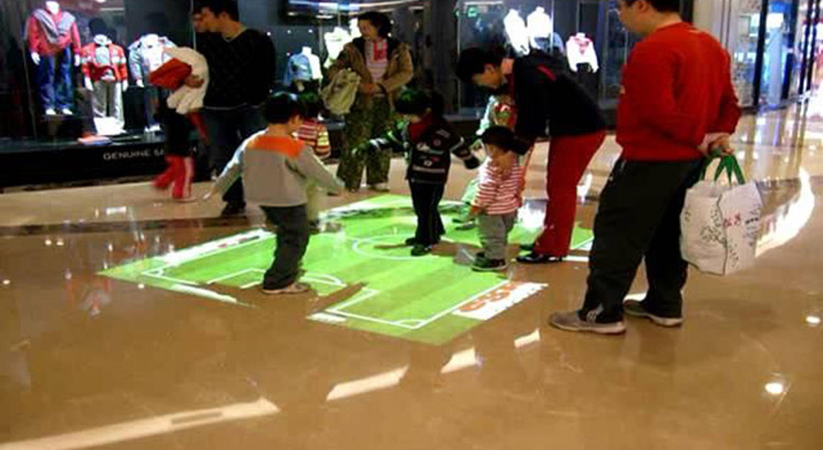 城口互动足球投影